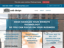 Tablet Screenshot of meshbiz.com
